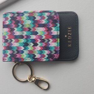 Kedzie Multicolor Keychain Essentials Wallet